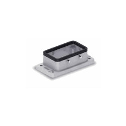 Embase encastrée 10B, Aluminium moulé sous pression, IP67, Sortie basse